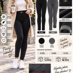 Legginsy/Getry DAMSKATURECKA_size 4-7xl_paczka 12 szt_mixkolor 7818419