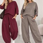 Komplety Damskie Włoskie_ over size _ paczka 6szt_ mix kolor 7818437