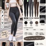 Legginsy/Getry DAMSKATURECKA_size s-3xl_paczka 12 szt_mixkolor 7818474
