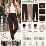 Legginsy/Getry DAMSKATURECKA_size 4-7xl_paczka 12 szt_mixkolor 7818488