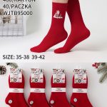 Skarpety świąteczne DAMSKA.SIZE: 35-42_( 40PAR/PACZKA) KOLOR JAK NA ZDZIĘCIU 7818501