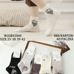 Skarpety DAMSKA.SIZE: 35-42_( 40PAR/PACZKA) KOLOR JAK NA ZDZIĘCIU 7818567