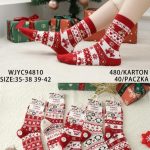 Skarpety świąteczne DAMSKA.SIZE: 35-42_( 40PAR/PACZKA) KOLOR JAK NA ZDZIĘCIU 7818596