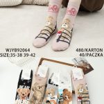 Skarpety DAMSKA.SIZE: 35-42_( 40PAR/PACZKA) KOLOR JAK NA ZDZIĘCIU 7818600