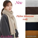 Szaliki Damskie_ paczka 12 szt _mix kolor 1154787