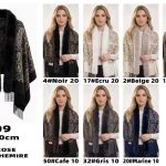 Szaliki Damskie_ paczka 12 szt _mix kolor 1154791