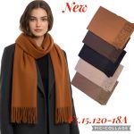 Szaliki Damskie_ paczka 12 szt _mix kolor 1154800