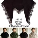 Szaliki Damskie_ paczka 12 szt _mix kolor 1154823