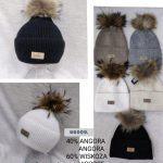 Czapki Damskie_ paczka 12 szt _mix kolor 1154829