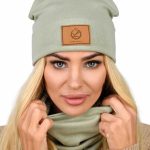 Komplety Czapki Damskie_ paczka 12 szt _mix kolor 1154845