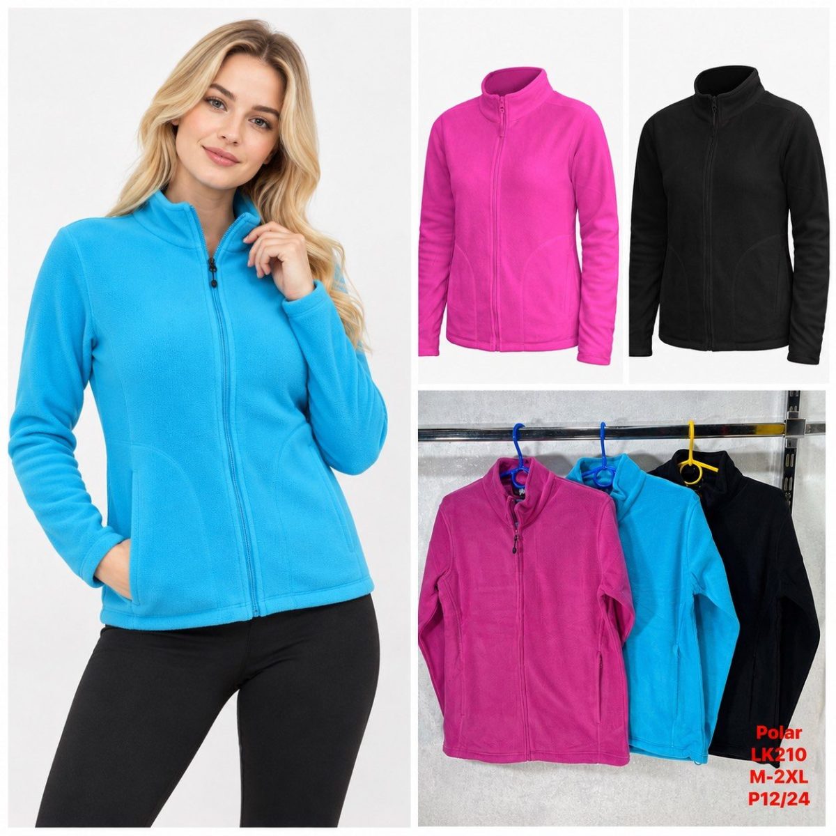 Bluzy DAMSKA_size m-2xl_paczka 12 szt_mixkolor 1154888