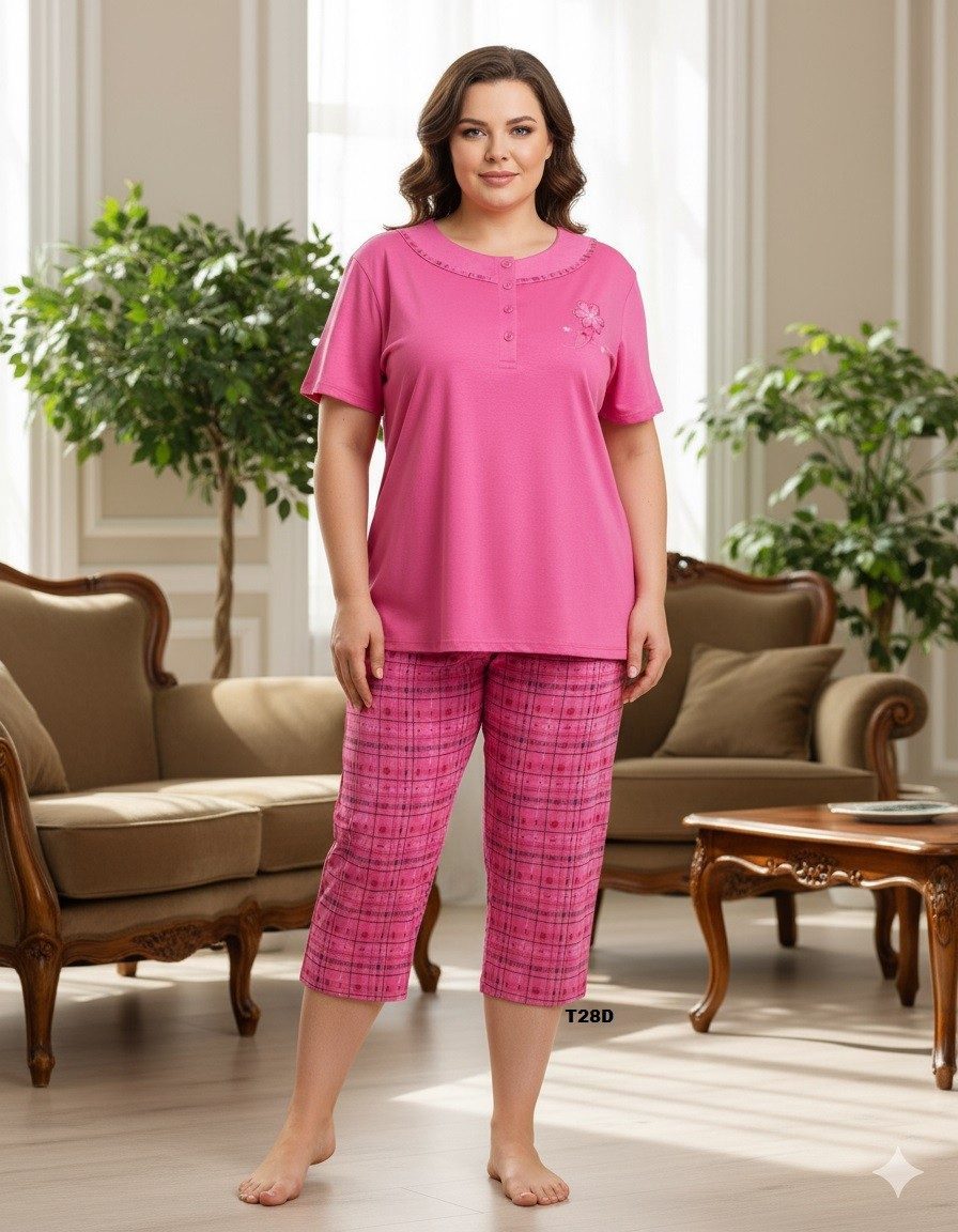 Piżamy DAMSKA TURECKA_size m-3xl_paczka 10 szt_mixkolor 5530485
