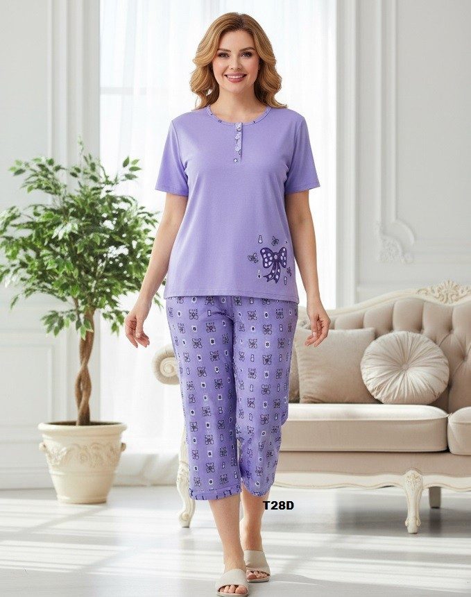 Piżamy DAMSKA TURECKA_size m-3xl_paczka 10 szt_mixkolor 5530487