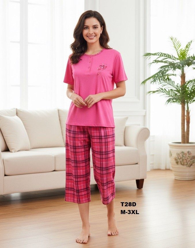 Piżamy DAMSKA TURECKA_size m-3xl_paczka 10 szt_mixkolor 5530490