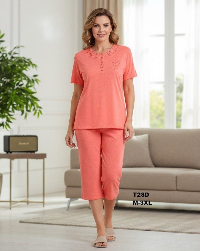 Piżamy DAMSKA TURECKA_size m-3xl_paczka 10 szt_mixkolor 5530492