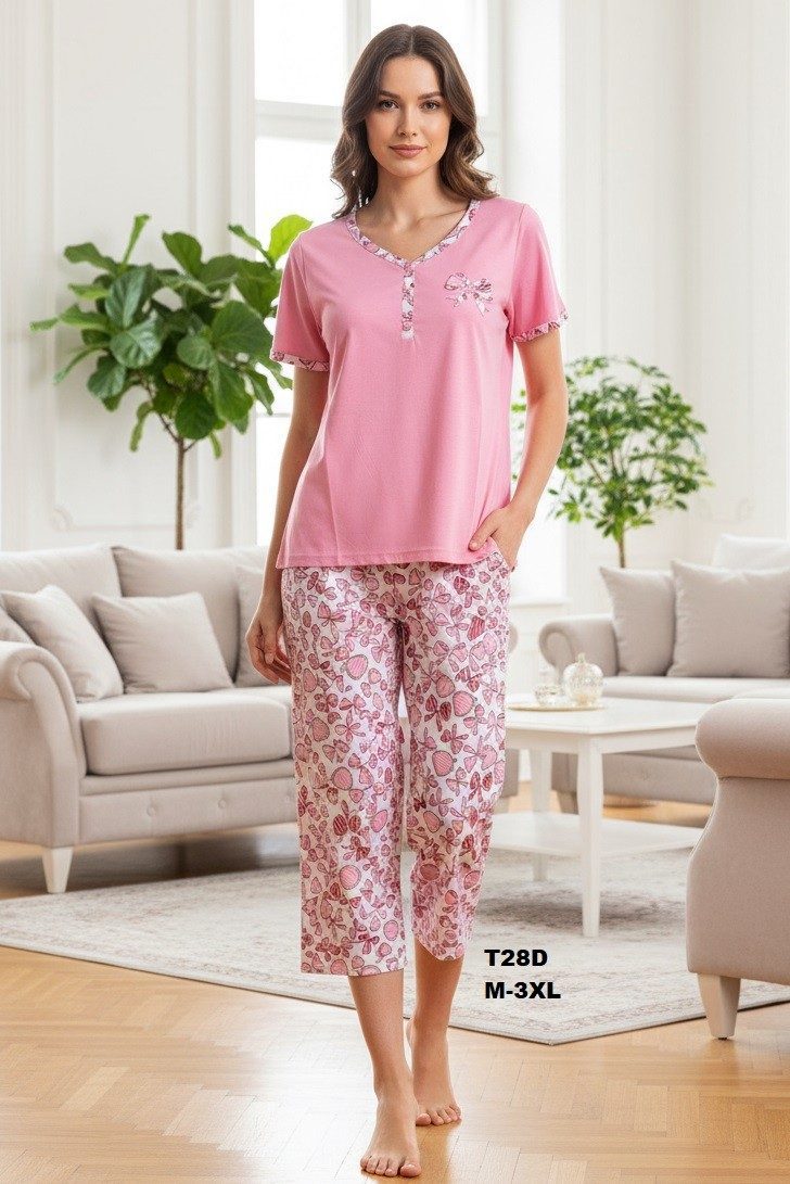 Piżamy DAMSKA TURECKA_size m-3xl_paczka 10 szt_mixkolor 5530494