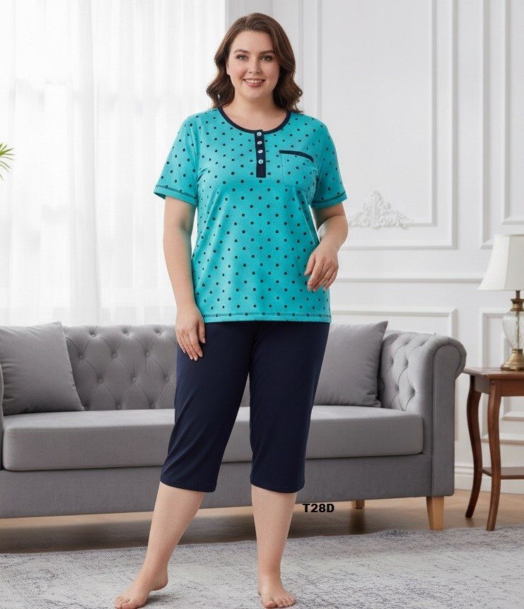Piżamy DAMSKA TURECKA_size m-3xl_paczka 10 szt_mixkolor 5530499