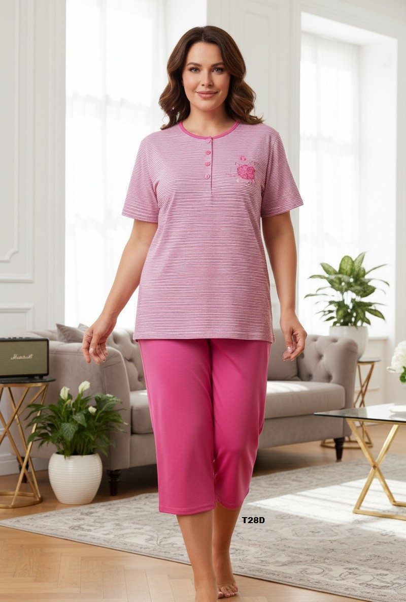 Piżamy DAMSKA TURECKA_size m-3xl_paczka 10 szt_mixkolor 5530503