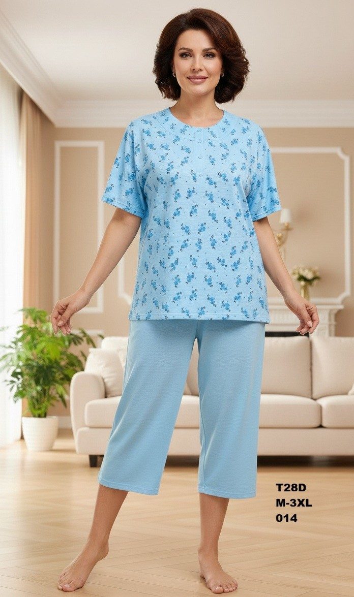 Piżamy DAMSKA TURECKA_size m-3xl_paczka 10 szt_mixkolor 5530510
