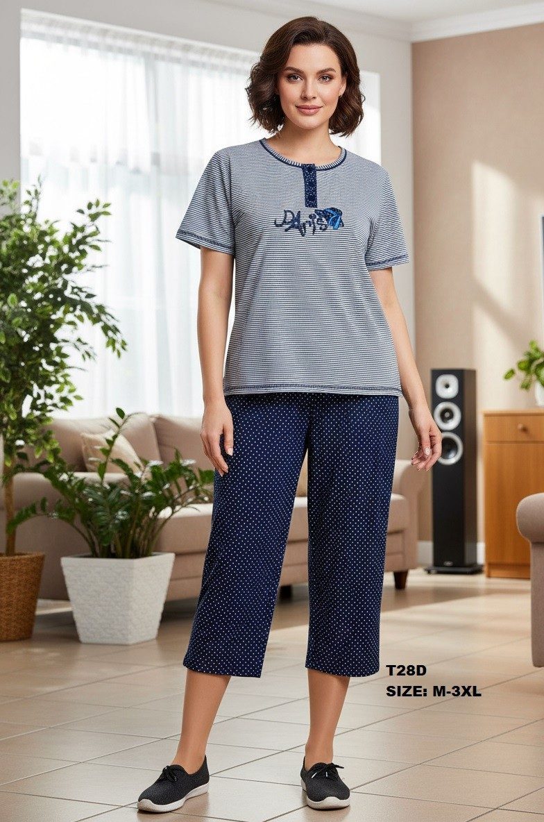Piżamy DAMSKA TURECKA_size m-3xl_paczka 10 szt_mixkolor 5530518