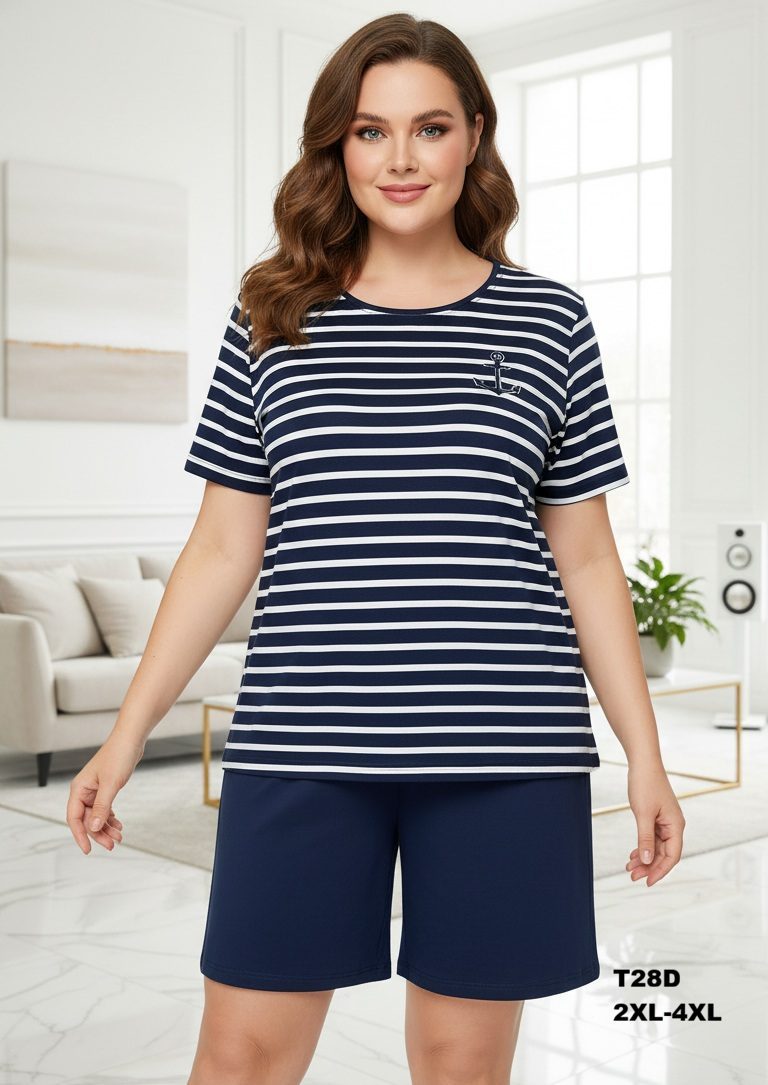 Piżamy DAMSKA TURECKA_size 2-4xl_paczka 12 szt_mixkolor 5530519