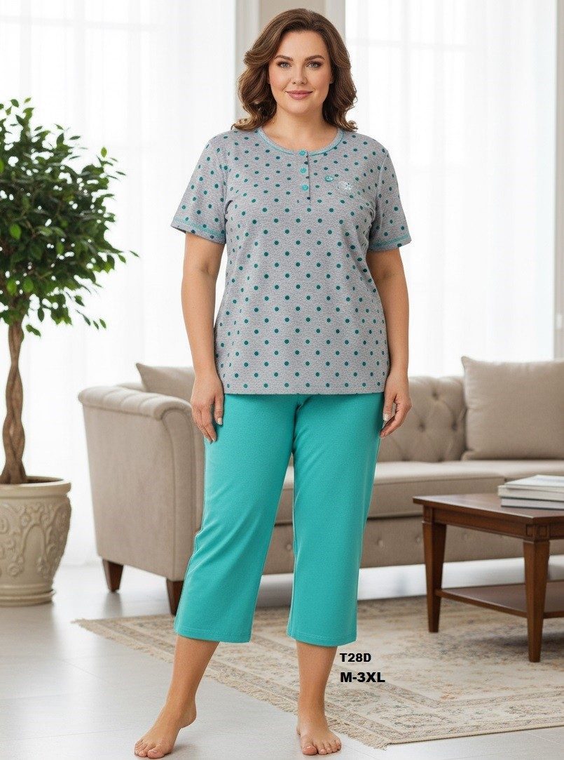 Piżamy DAMSKA TURECKA_size m-3xl_paczka 10 szt_mixkolor 5530530