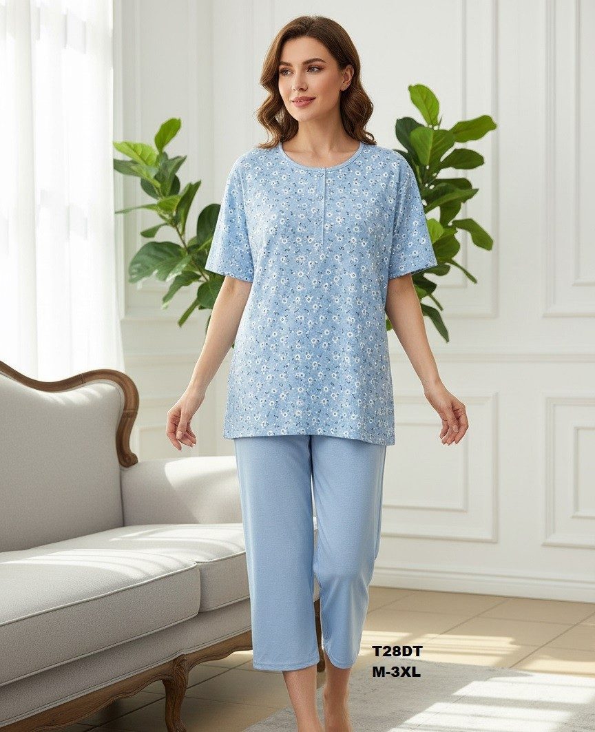 Piżamy DAMSKA TURECKA_size m-3xl_paczka 10 szt_mixkolor 5530537