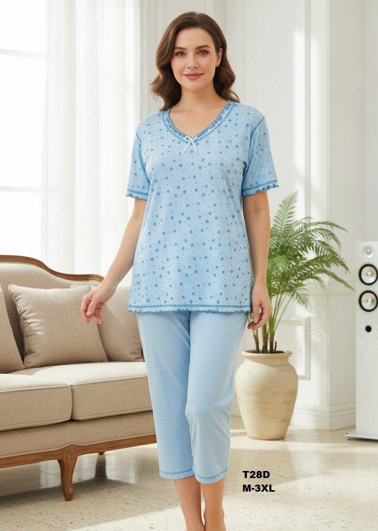Piżamy DAMSKA TURECKA_size m-3xl_paczka 10 szt_mixkolor 5530543