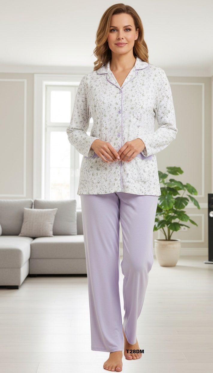 Piżamy DAMSKA TURECKA_size m-3xl_paczka 10 szt_mixkolor 5530601