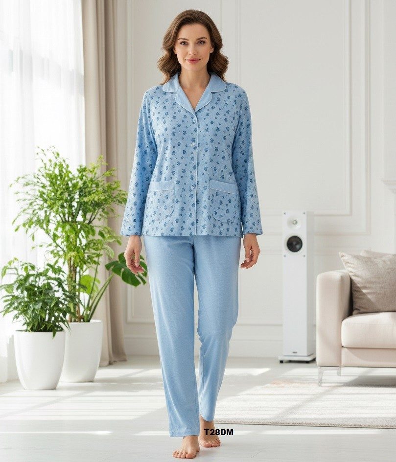 Piżamy DAMSKA TURECKA_size m-3xl_paczka 10 szt_mixkolor 5530604