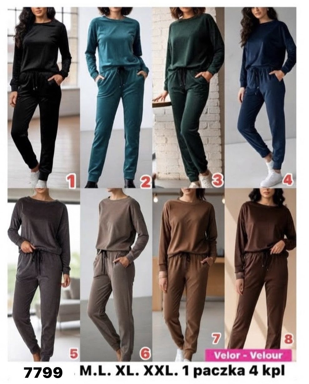 Komplety DAMSKA _size M-2XL_paczka 4szt_1kolor 5284104