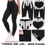 Legginsy/Getry  DAMSKA  _size S-XL_paczka 12szt_1 kolor 5284163