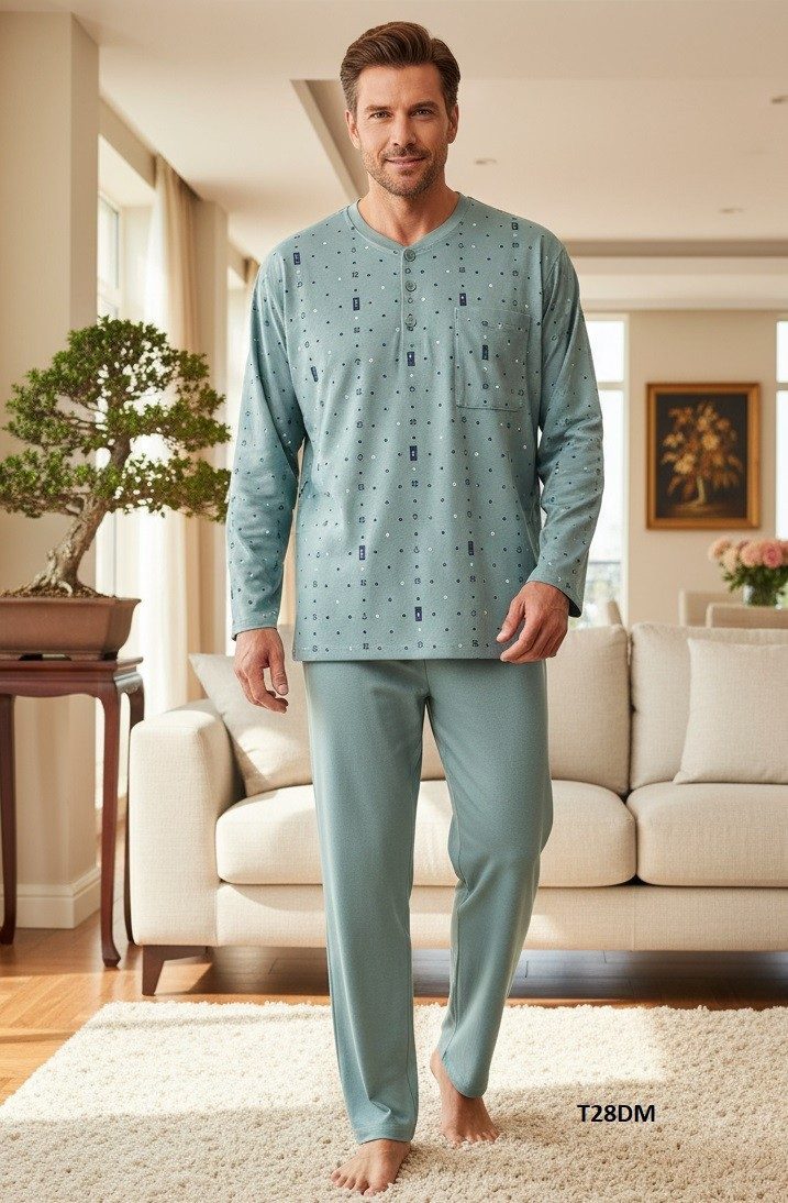 Piżamy MĘSKA_size m-3xl_paczka 10 szt_mixkolor 5284180