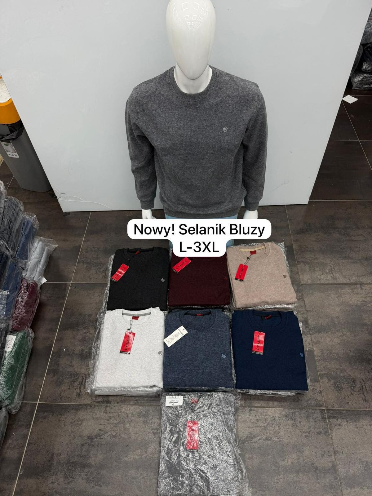 Bluzy MĘSKA_size m-2xl_paczka 12 szt_mixkolor 5284333