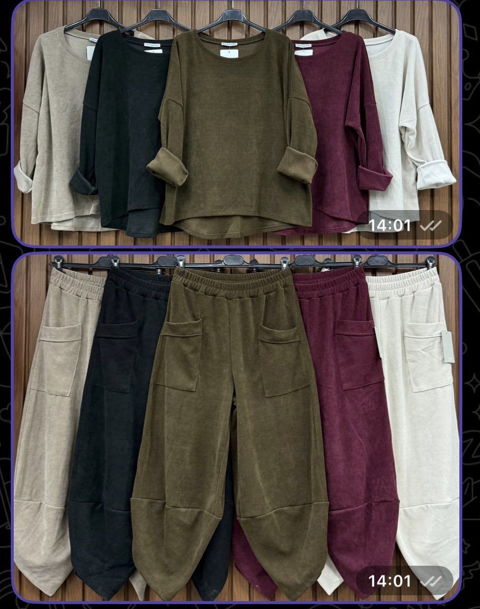 Komplety Damskie wloskie _size uni_ paczka 6szt_ mix kolor 5284432