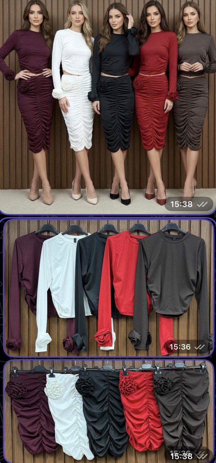 Komplety Damskie wloskie _size uni_ paczka 6szt_ mix kolor 5284475