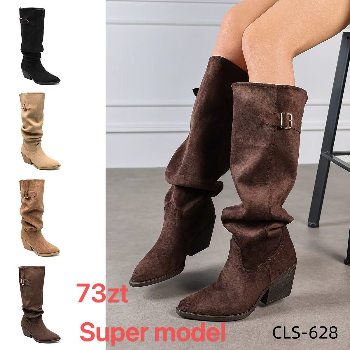 Buty Kozaki DAMSKIE (36-41_12par) 6321307