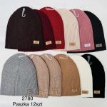 Czapki Dziecięce_ paczka 12szt _mix kolor 6321379