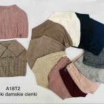 Czapki Damskie_ paczka 12szt _mix kolor 6321390