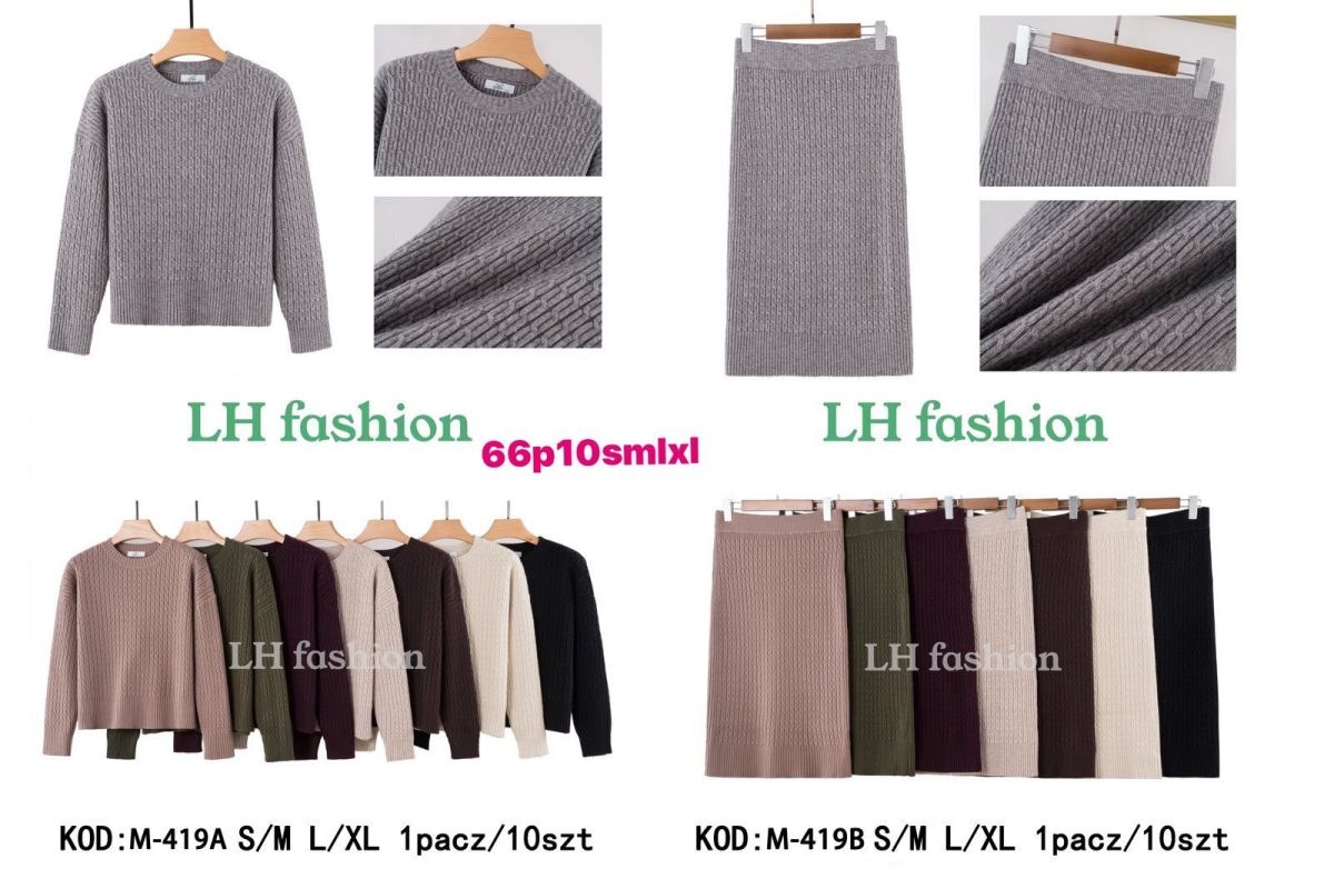 Komplety Damskie _size s-xl_ paczka 10szt_ mix kolor 9119530