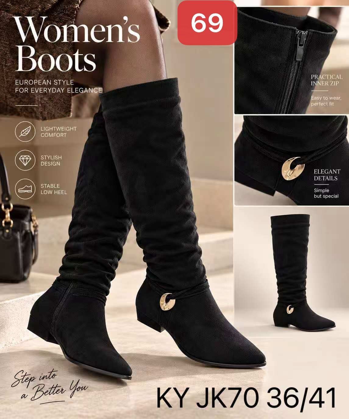 Buty Kozaki DAMSKIE (36-41_12par) 9607518
