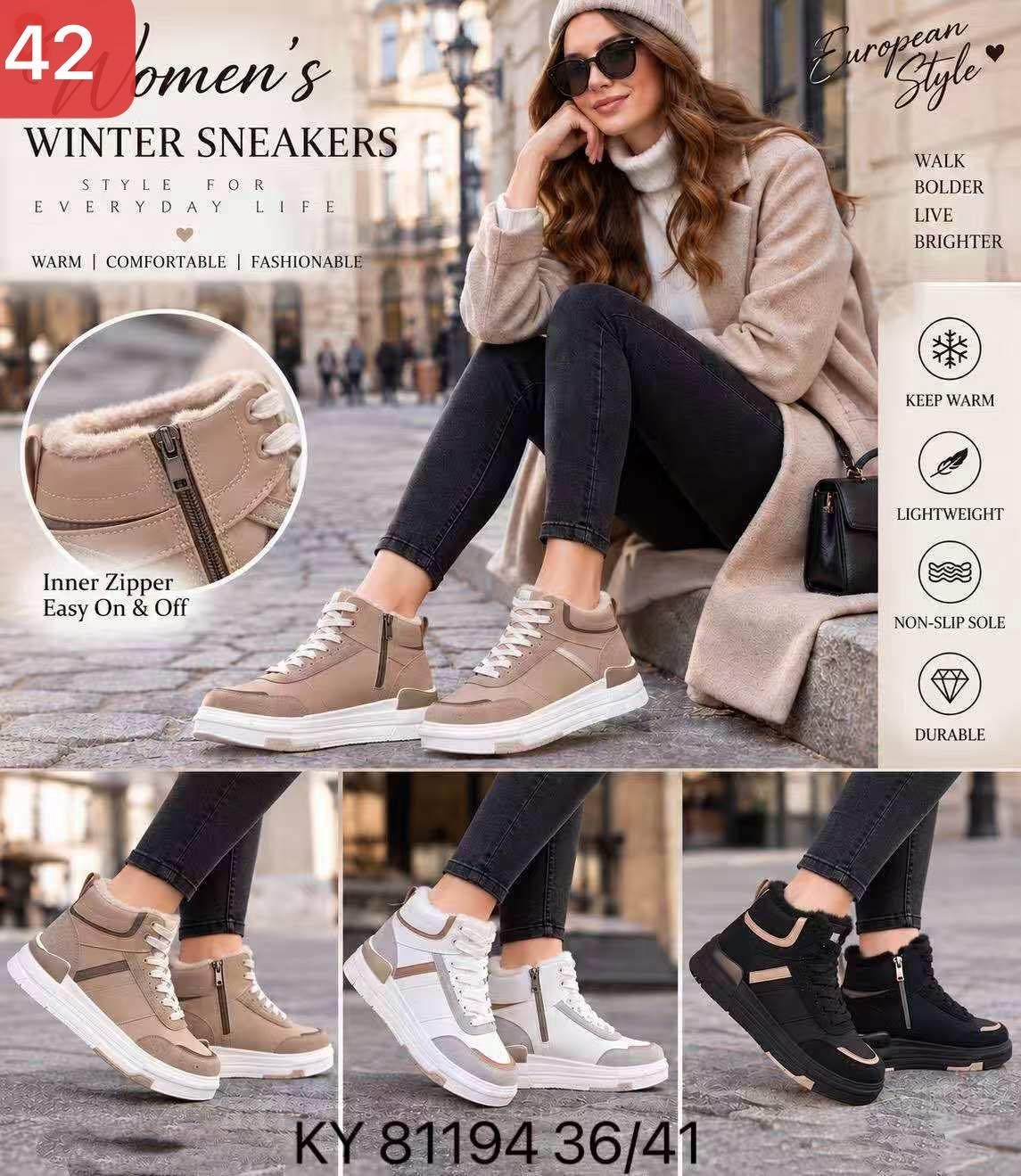 Buty Botki DAMSKIE (36-41_12par) 9607526