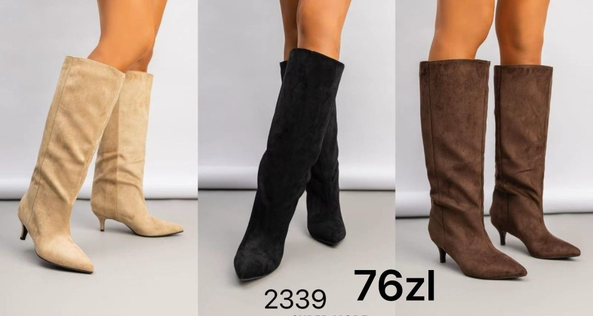 Buty Kozaki DAMSKIE (36-41_12par) 9607562