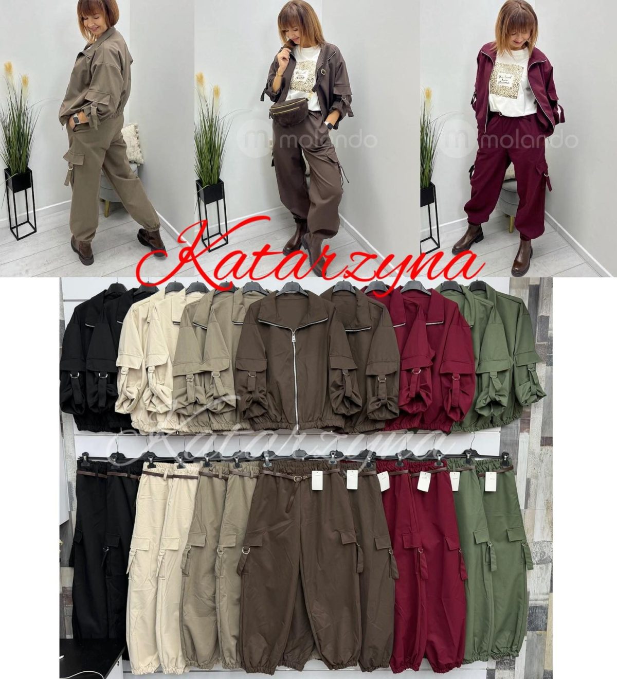 Komplety DAMSKA WŁOSKA_size uni_paczka 6 szt_mixkolor 9127343
