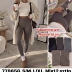 Legginsy/Getry DAMSKA _size S-XL_paczka 12szt_mix kolor 1262637