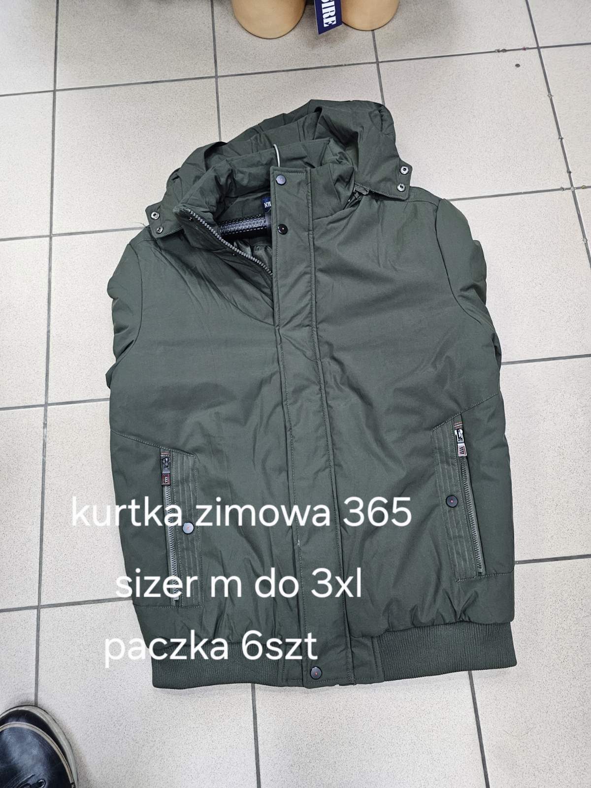 Kurtki MĘSKA_size m-3xl_paczka 6 szt_1kolor 1262869