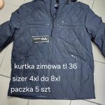 Kurtki MĘSKA_size 4-8xl_paczka 5 szt_1kolor 1262899