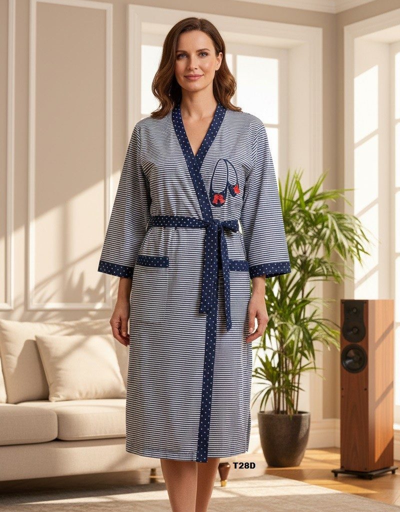 Szlafrok DAMSKA TURECKA_size m-3xl_paczka 10 szt_mixkolor 7435690