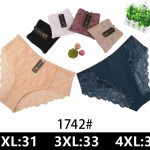 Majtki Damskie _ Size 2xl-4xl paczka 24szt _mix kolor 7435748