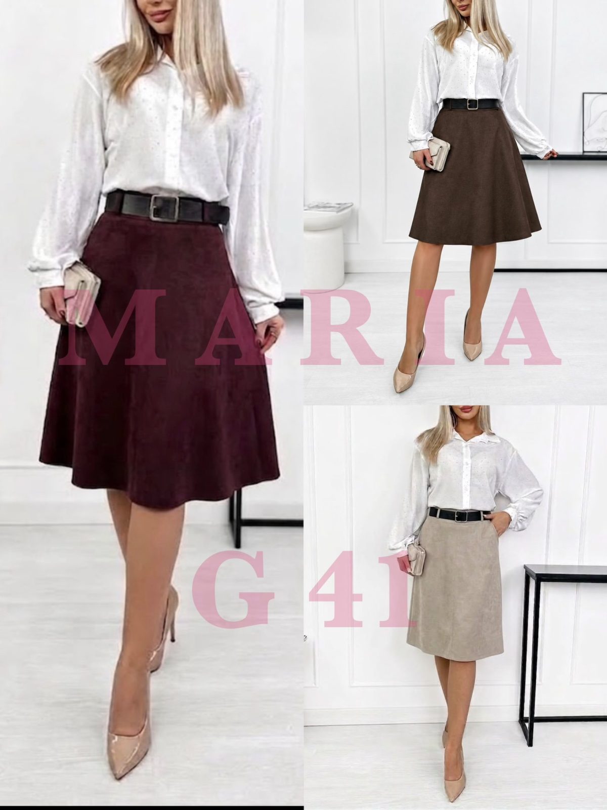 Spódnica długa Damskie wloskie _size uni_ paczka 6szt_ mix kolor 7435801